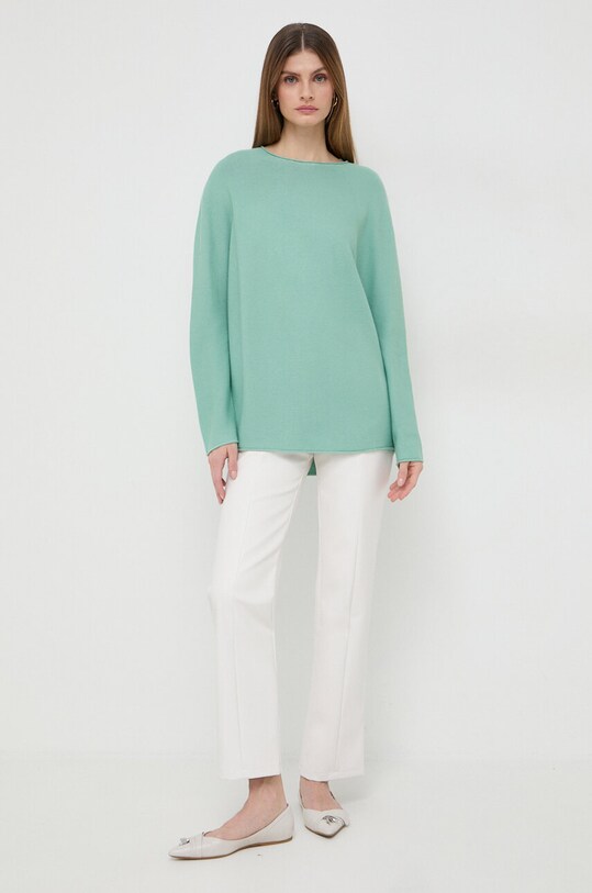 Svetr Boss Orange 50502868 zelená SS24