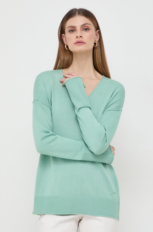 BOSS Orange sweter pozostałe zielony 50507163
