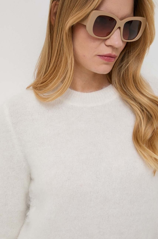 Odzież BOSS sweter wełniany 50505702 beżowy