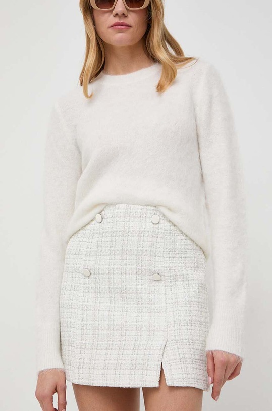 BOSS sweter wełniany 50505702 beżowy