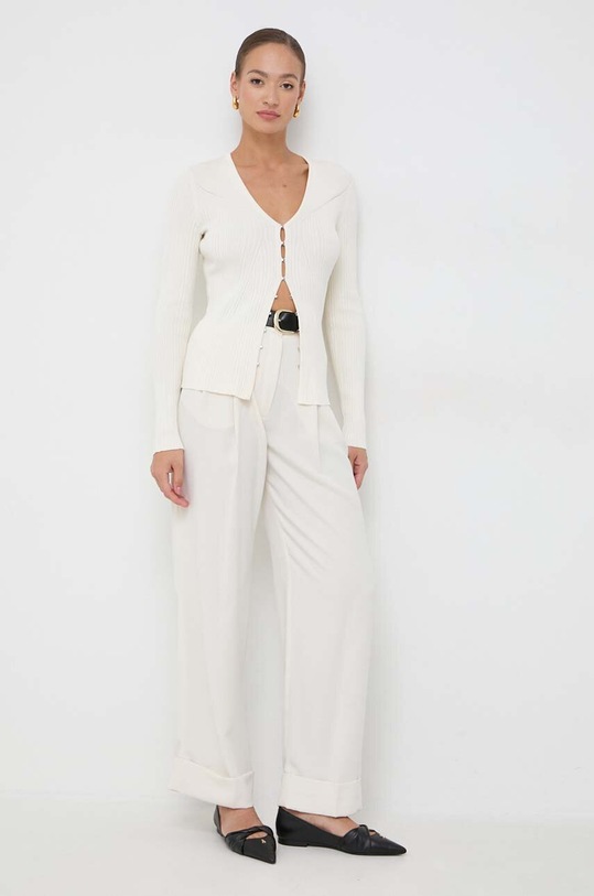 Kardigan BOSS 50506743 béžová SS24