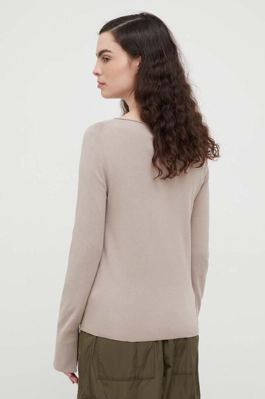 Odzież Marc O'Polo sweter 310512960301 beżowy