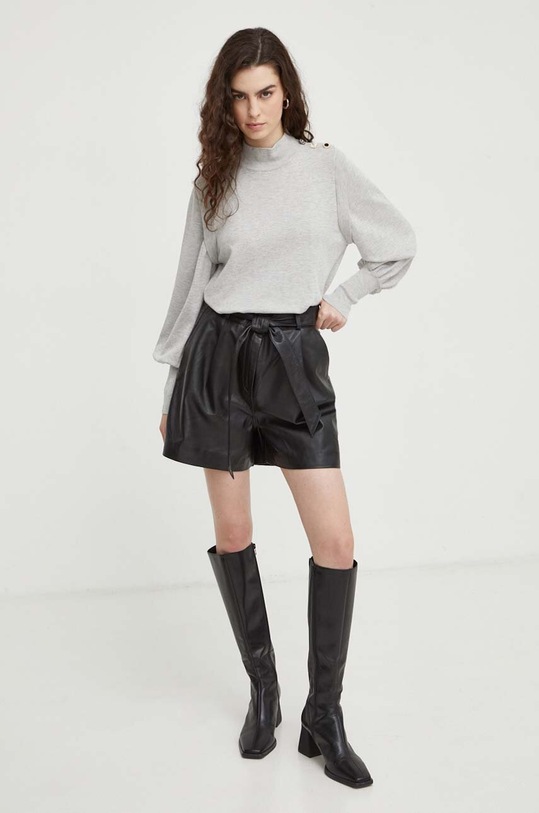 Pulover Bruuns Bazaar BBW3687 siva SS24