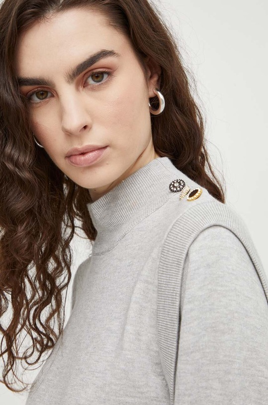 Odjeća Pulover Bruuns Bazaar BBW3687 siva