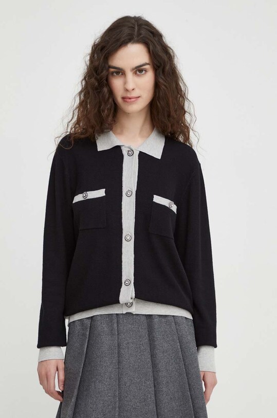 Bruuns Bazaar sweter pozostałe czarny BBW3688