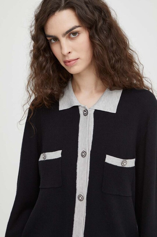 Bruuns Bazaar sweter czarny BBW3688