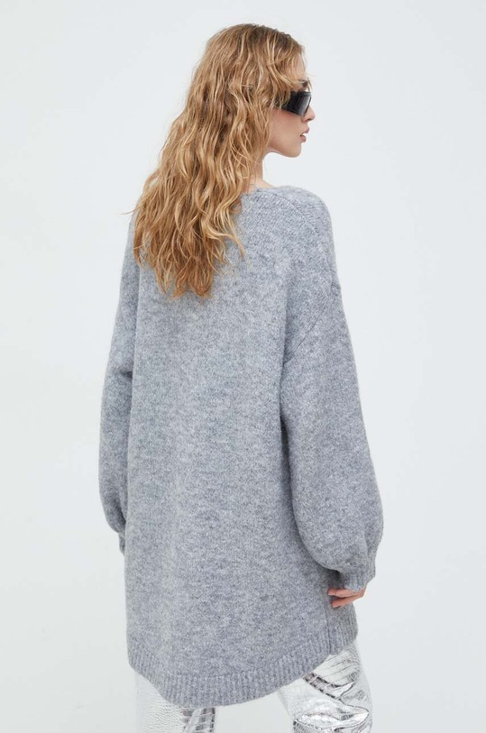 Odzież Bruuns Bazaar sweter z domieszką wełny BBW3755 beżowy