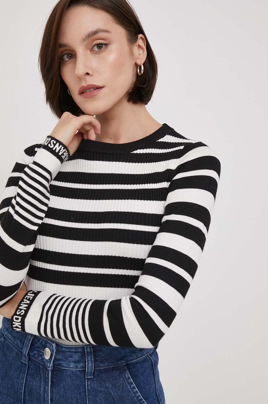 Dkny sweter pozostałe czarny E2IS08RS