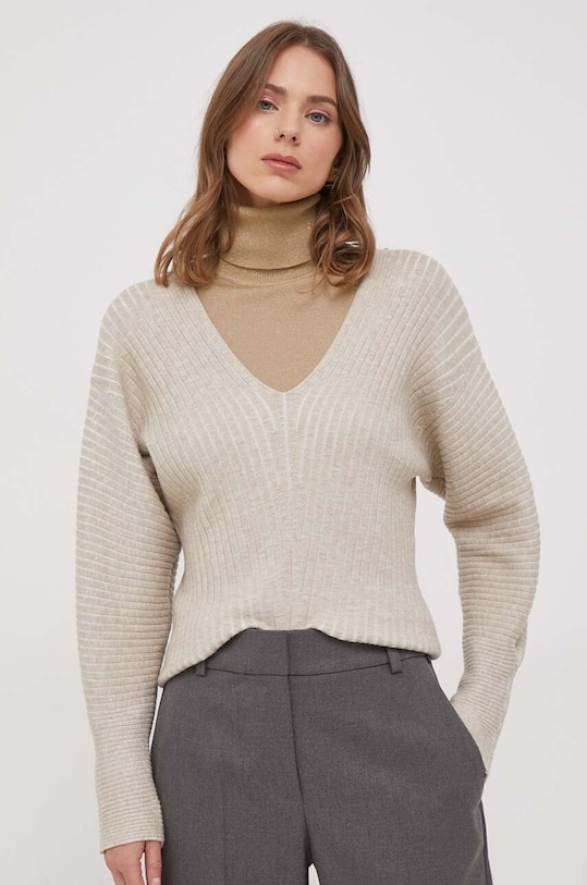 Dkny sweter pozostałe beżowy P3KSAL67