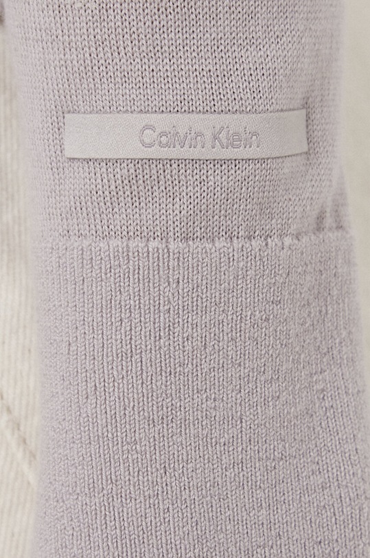 Calvin Klein kardigan wełniany K20K206791 szary