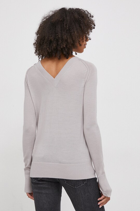 Odzież Calvin Klein sweter wełniany K20K206793 szary