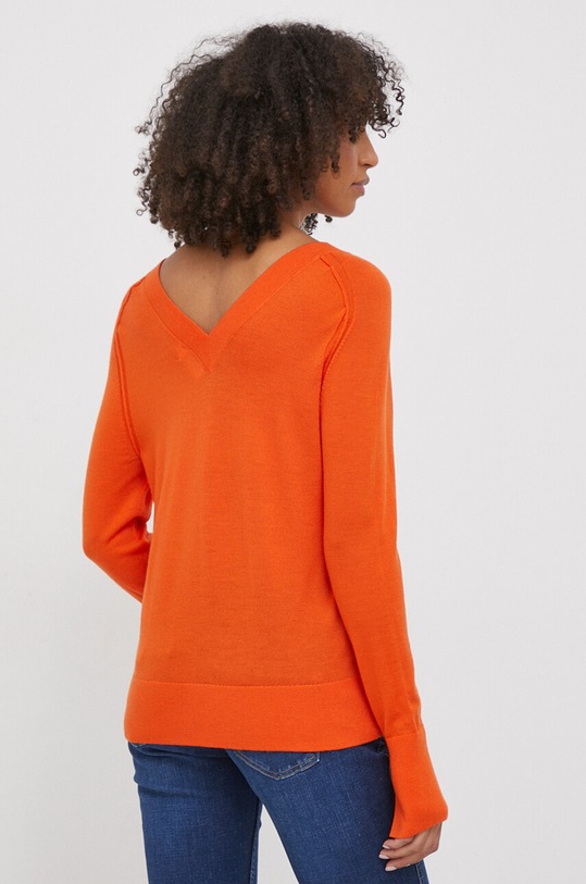 Ρούχα Μάλλινο πουλόβερ Calvin Klein K20K206793 πορτοκαλί