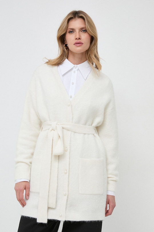 Vlněný svetr Custommade Vilhelma vlna béžová 999289362