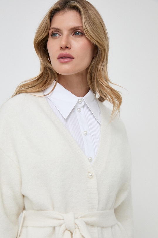 Vlněný svetr Custommade Vilhelma béžová 999289362