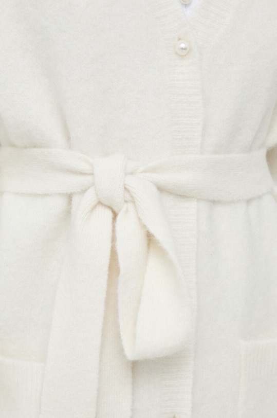 Vlněný svetr Custommade Vilhelma 999289362 béžová