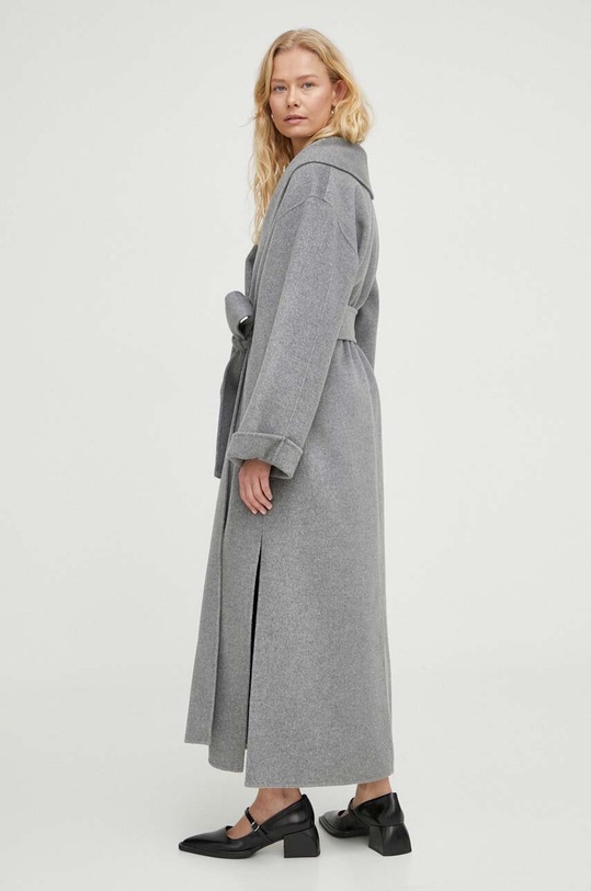 Îmbrăcăminte By Malene Birger palton de lana Q71360010 gri