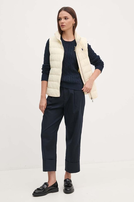 Lauren Ralph Lauren pulover de bumbac 200932223 bleumarin SS25