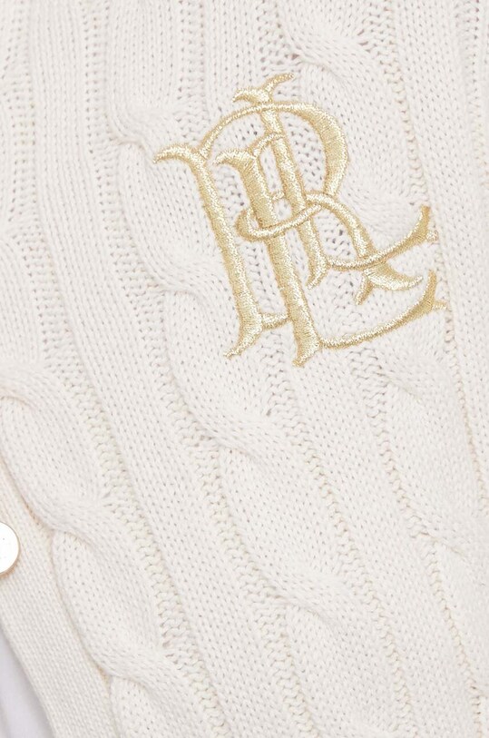 Bavlněný svetr Lauren Ralph Lauren 200932225 béžová