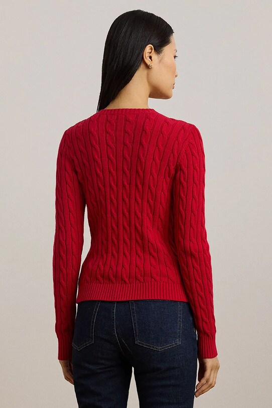 Bavlnený sveter Lauren Ralph Lauren 200932225 červená SS25