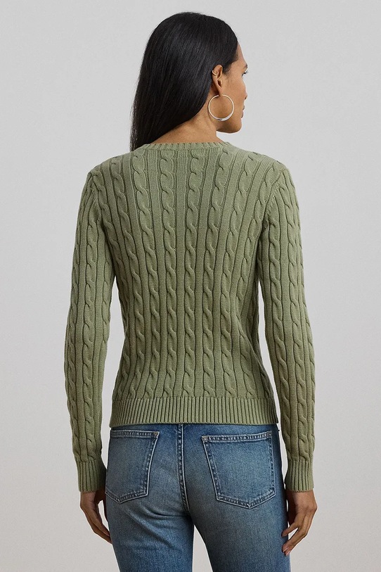 Bavlnený sveter Lauren Ralph Lauren 200932225 zelená AA00