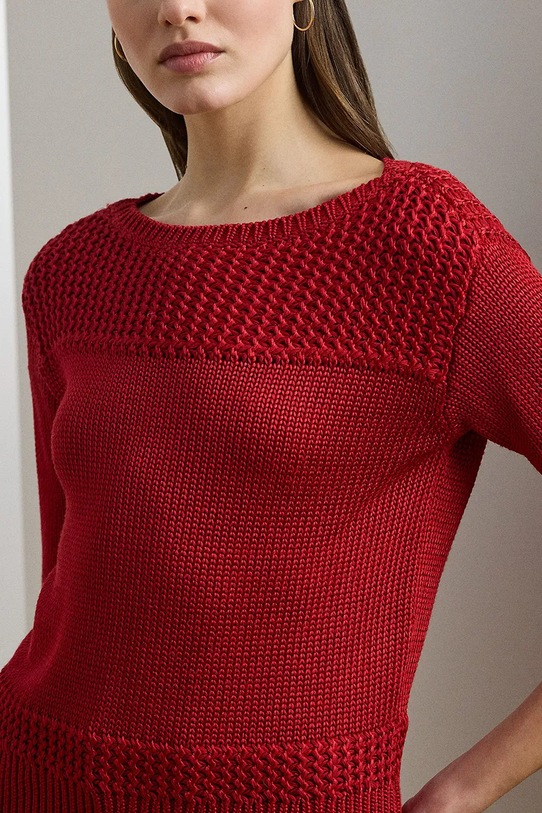 Lauren Ralph Lauren maglione rosso 200909317