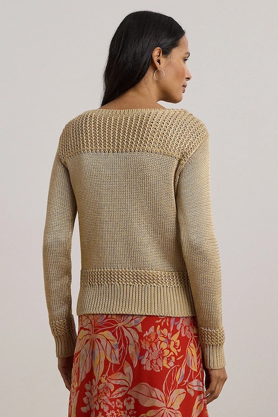 Πουλόβερ Lauren Ralph Lauren 200909317 μπεζ AW25