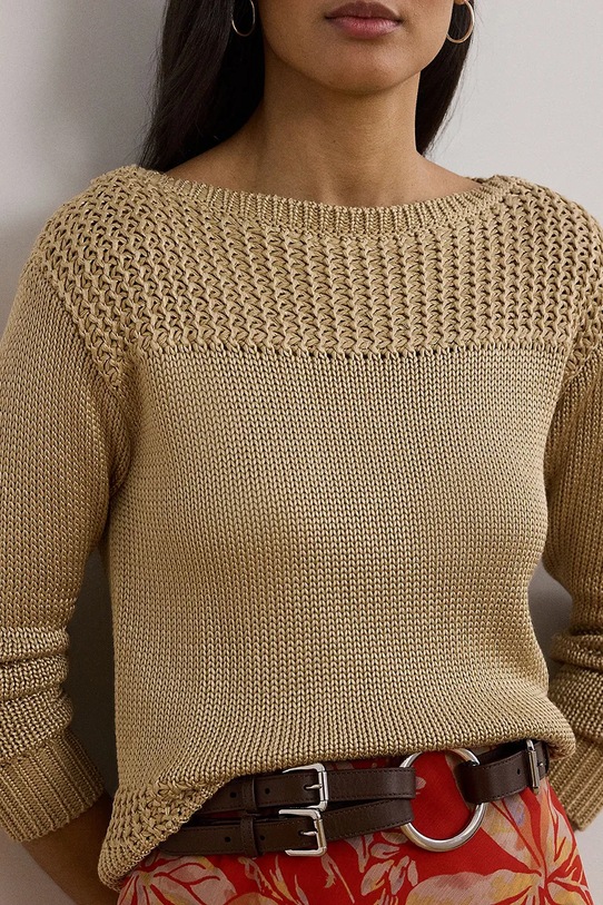 Πουλόβερ Lauren Ralph Lauren μπεζ 200909317