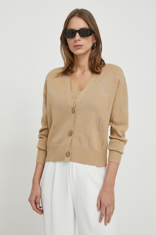 Lauren Ralph Lauren sweter pozostałe beżowy 200925671