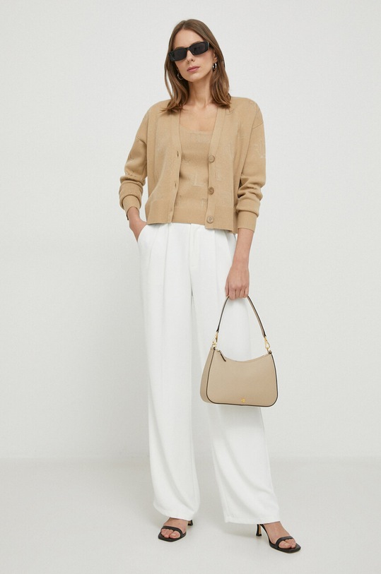 Lauren Ralph Lauren sweter 200925671 beżowy SS24
