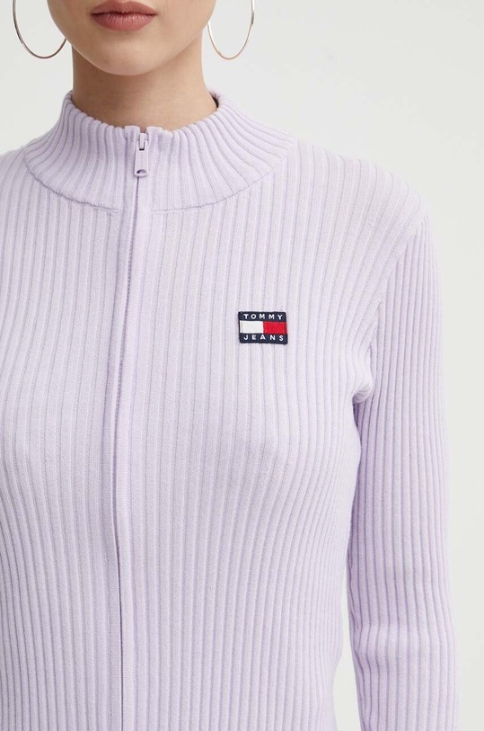 Tommy Jeans kardigan DW0DW17243 fioletowy