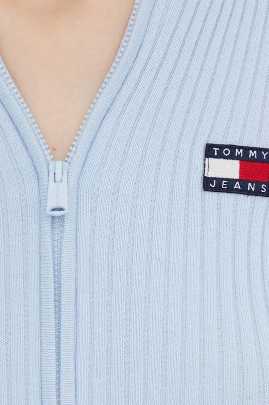 Kardigan Tommy Jeans DW0DW17243 modrá