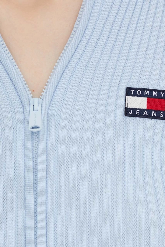 Tommy Jeans kardigan DW0DW17243 niebieski