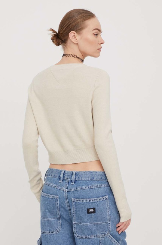 Odzież Tommy Jeans kardigan DW0DW17252 beżowy