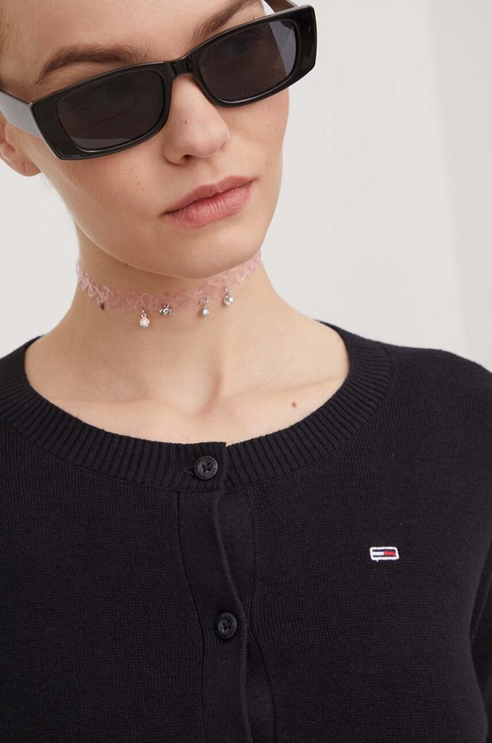 Tommy Jeans kardigan czarny DW0DW17252