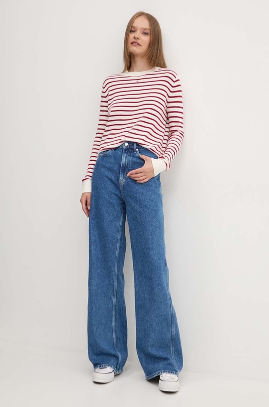 Светр Tommy Jeans DW0DW17254 бежевий AW24