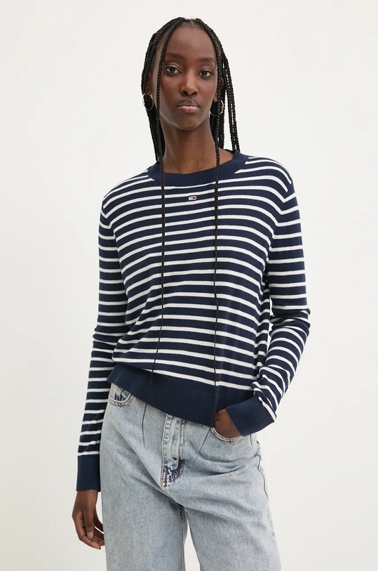 Tommy Jeans sweter pozostałe granatowy DW0DW17254