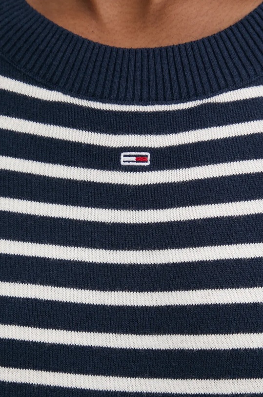 Tommy Jeans sweter DW0DW17254 granatowy