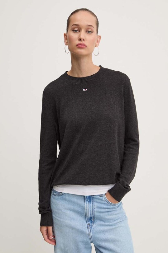 Tommy Jeans pulover negru DW0DW17254