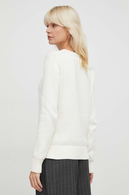 Odzież Polo Ralph Lauren sweter bawełniany 211924417 beżowy