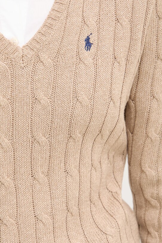 Бавовняний светр Polo Ralph Lauren 211945652 зелений