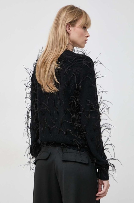 Oblečení Svetr z vlněné směsi MICHAEL Michael Kors MH360PL79J černá