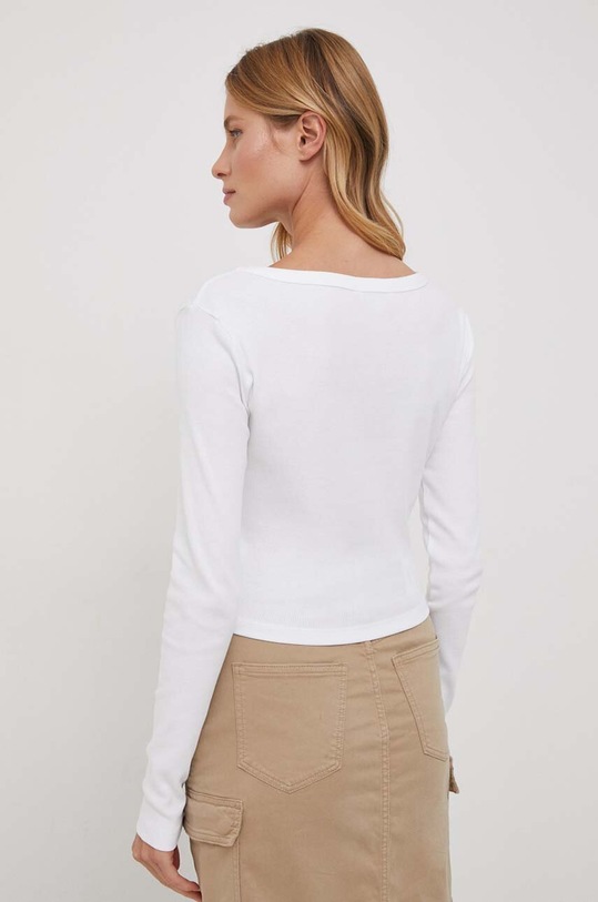 Odzież Calvin Klein Jeans longsleeve J20J222570 biały