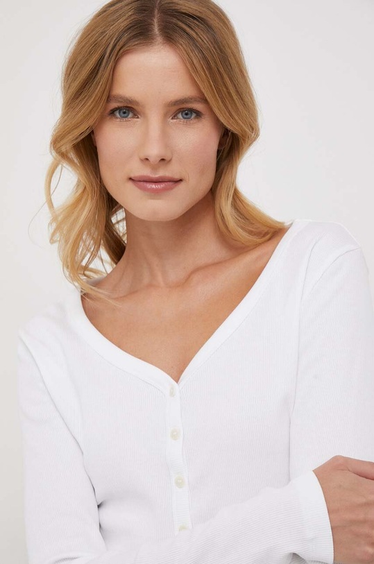 Calvin Klein Jeans longsleeve biały J20J222570