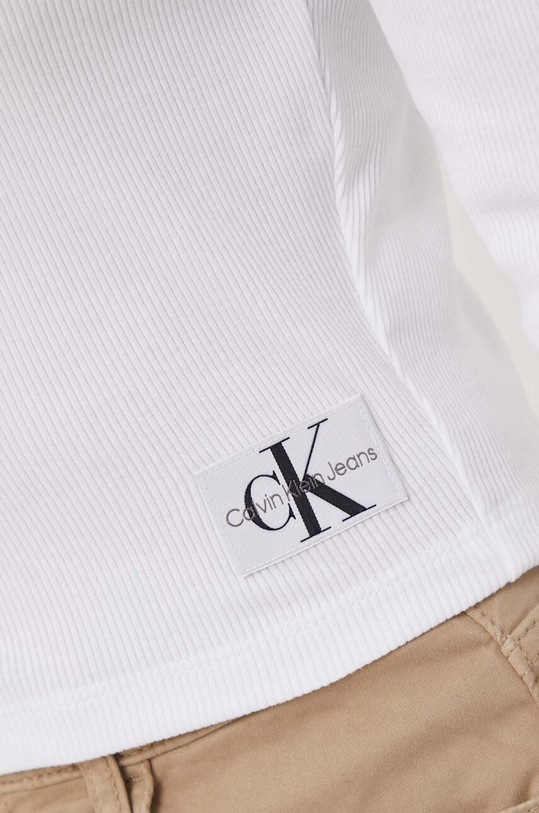 Calvin Klein Jeans longsleeve J20J222570 biały