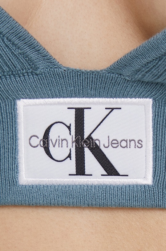 Calvin Klein Jeans top J20J222625 niebieski