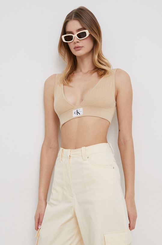 Топ Calvin Klein Jeans бежевий J20J222625