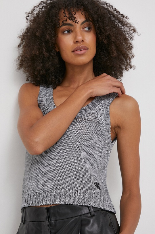 Calvin Klein Jeans top semplice grigio J20J223234