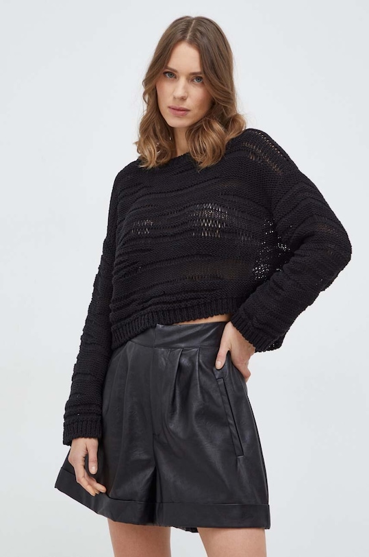 Sveter Pinko okrúhly čierna 103280.A1PG