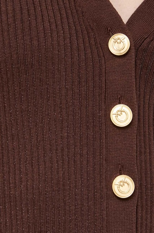 Pinko sweter jedwabny 102018.A1KW brązowy