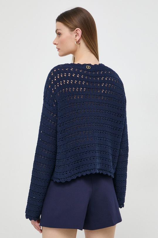 Odjeća Pulover Twinset 241TP3500 mornarsko plava